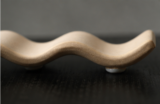 The Ripple wabi-sabi ceramic incense burner set of 2 by Shyang Studio — handmade in China